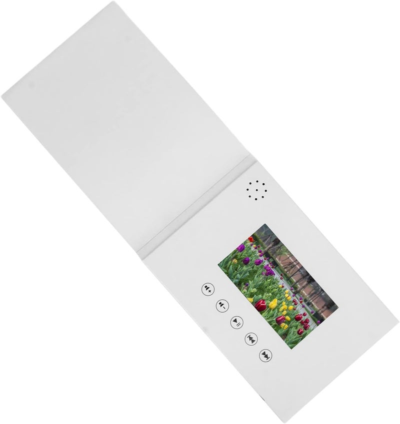 Video Greeting Card, Video Brochure Electronic Greeting Card with LCD Screen, Portable Video Greeting Card, for Birthday Christmas Anniversary (4.3inch) - Image 4
