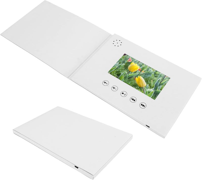 Video Greeting Card, Video Brochure Electronic Greeting Card with LCD Screen, Portable Video Greeting Card, for Birthday Christmas Anniversary (4.3inch) - Image 5