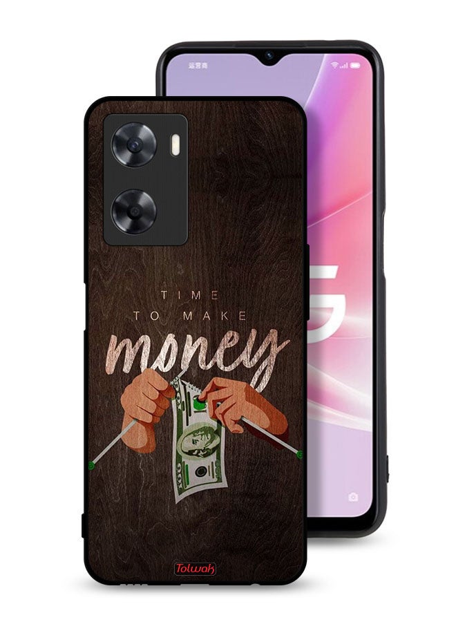 Tolwak Oppo A77 4G Protective Case Cover Time To Make Money - Image 1
