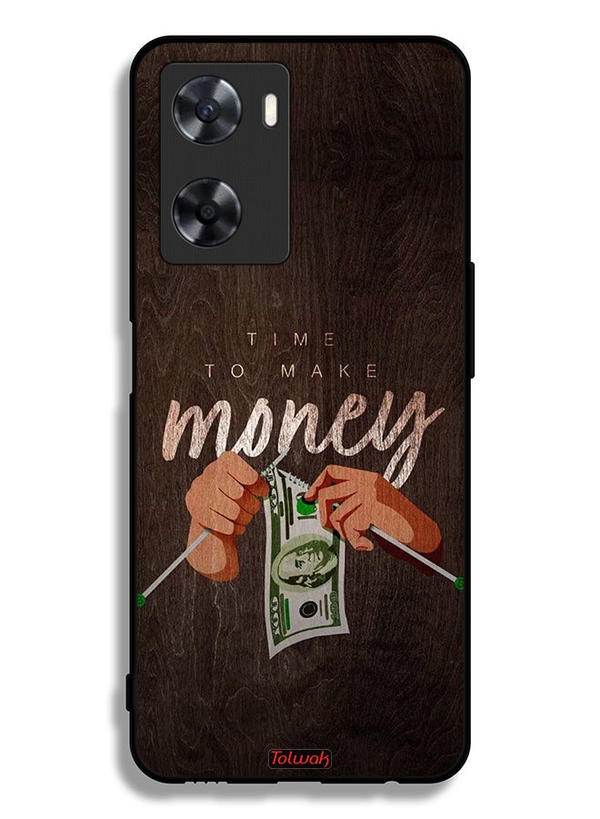 Tolwak Oppo A77 4G Protective Case Cover Time To Make Money - Image 2