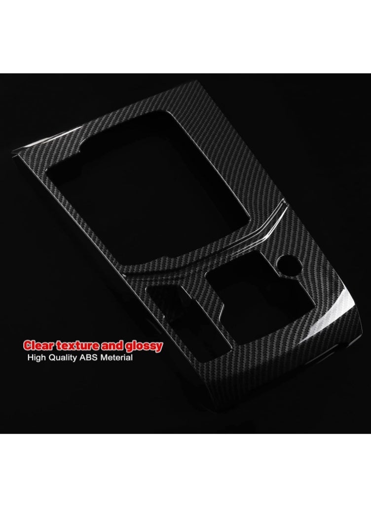 KISSUN for Mazda CX-5 2024 2023 2022 2021 2020 2019 2018 2017 Accessories Car Auto Interior Center Console Cover Gear Panel Gear Shift Knob Cover Trims Frame -ABS Carbon Fiber Style - Image 3