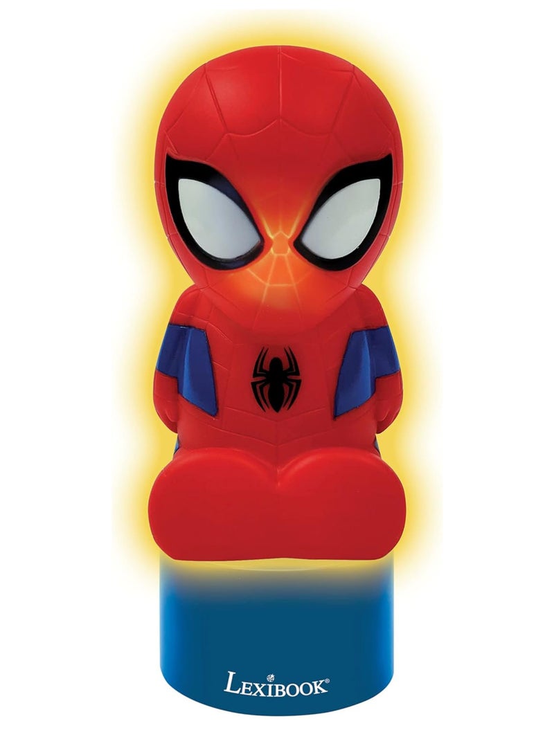 Lexibook Spiderman Nightlight and Speaker for Children's Room, Color Change, Soft Light, Battery Operated - Image 5
