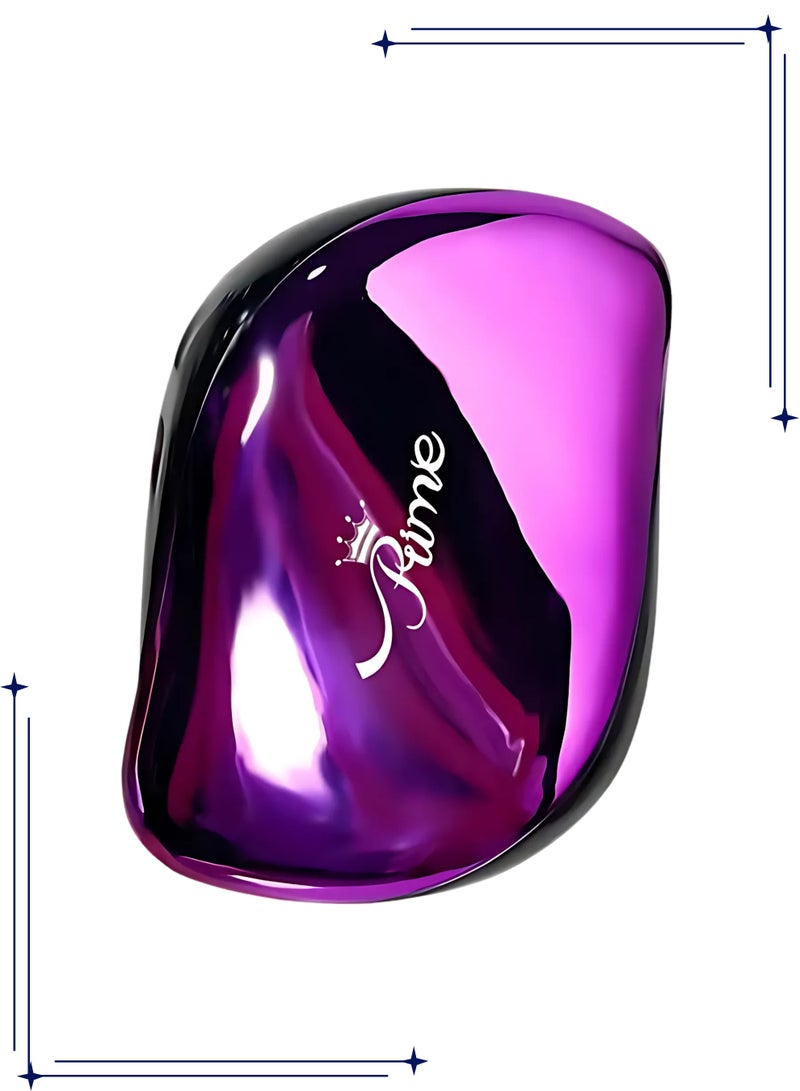 فرشاة الشعر برايم، فرشاة جيب محمولة، مشط سميك ومجعد لفك التشابك - Image 5