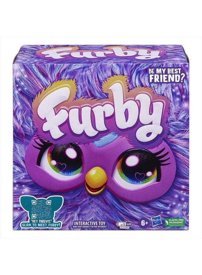 Furby أرجواني، 15 إكسسوارات موضة، ألعاب قماشية تفاعلية للأطفال من عمر 6 سنوات وما فوق، تعمل بالصوت، - Image 2