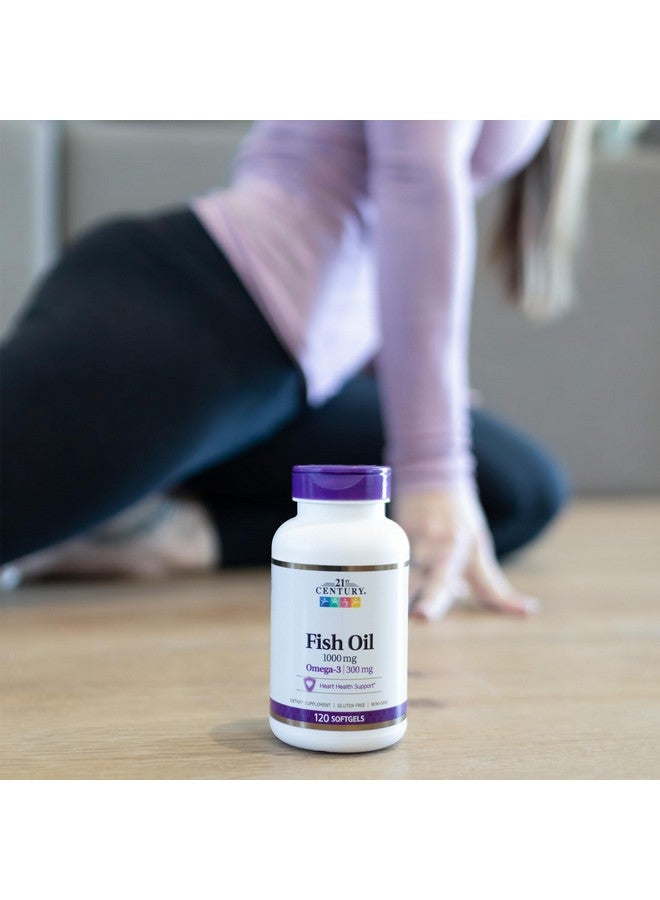 21st Century Fish Oil 1000 mg Softgels, 120 Count - Image 4