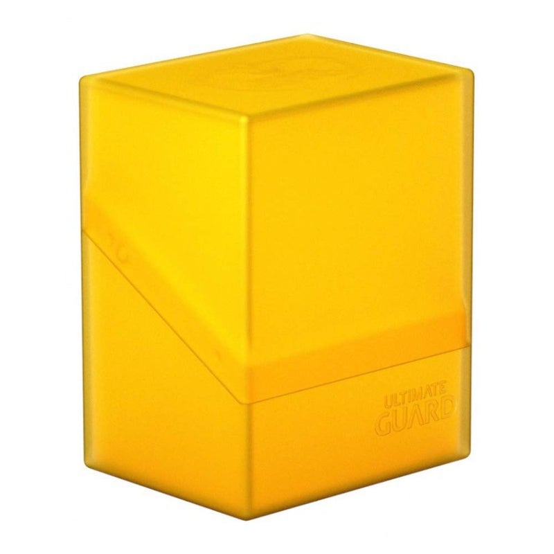 Ultimate Guard Boulder 80 Classic Deck Case for 80 DoubleSleeved TCG Cards Amber Secure Durable Storage for Trading Card Games SoftTouch Finish - Image 2