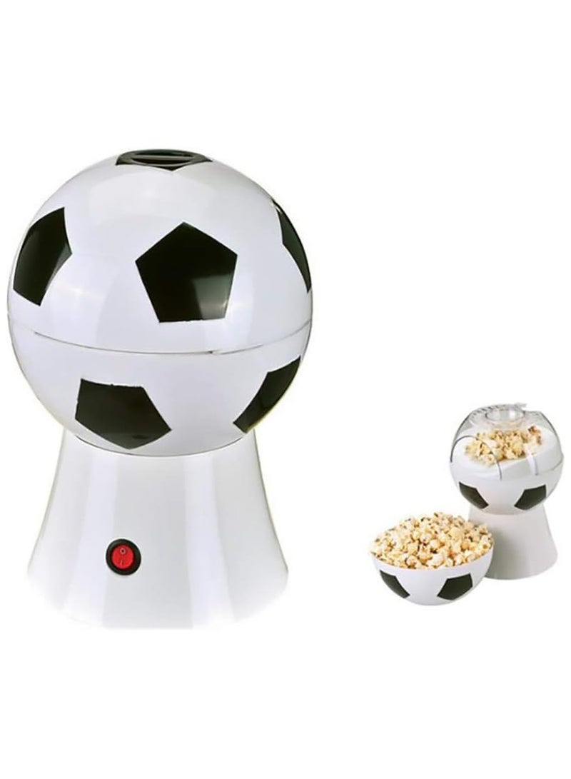 DubaiGallery آلة صنع الفشار بالهواء الساخن، صانع الفشار الكهربائي المنزلي لليلة الأفلام، تصميم مباراة كرة القدم/كرة السلة/كرة الطائرة 1200 واط - Image 1