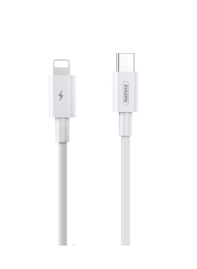 ريماكس كابل شحن سريع  واط إلى  متر بموصل متين، شريحة ذكية لهواتف آيفون، نقل بيانات بسرعة عالية ميجابت في الثانية - متوافق مع سلسلة آيفون  والمزيد - Image 1