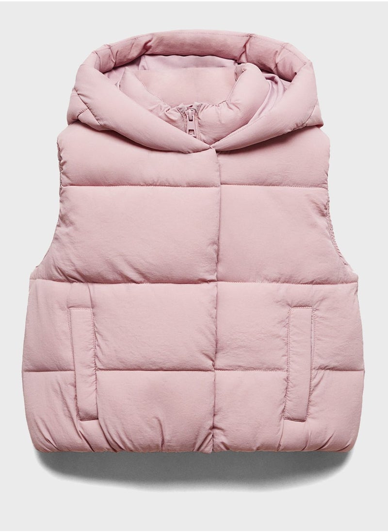 MANGO - Hooded Puffer Jacket - Image 1