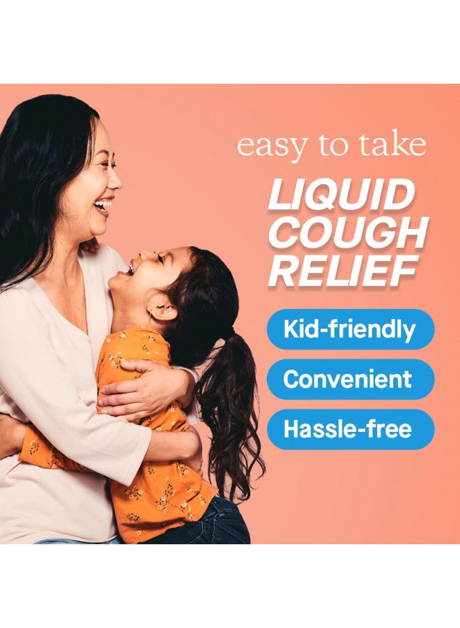 Genexa Genexa Kids Liquid Cough & Chest Congestion Medicine | Multi-Symptom Congestion Relief | Organic Blueberry Flavor | 4 Fluid Ounces  - Image 4