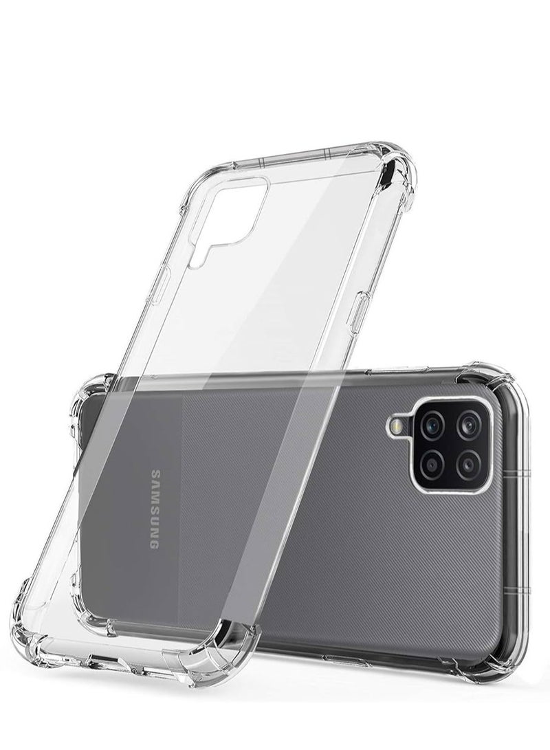 Back Case Cover for samsung Galaxy A12 / M12 / F12 Slim Crystal Clear Soft Tpu Casing Shockproof Silicone Back Cover For Samsung A12 Phone Case Clear