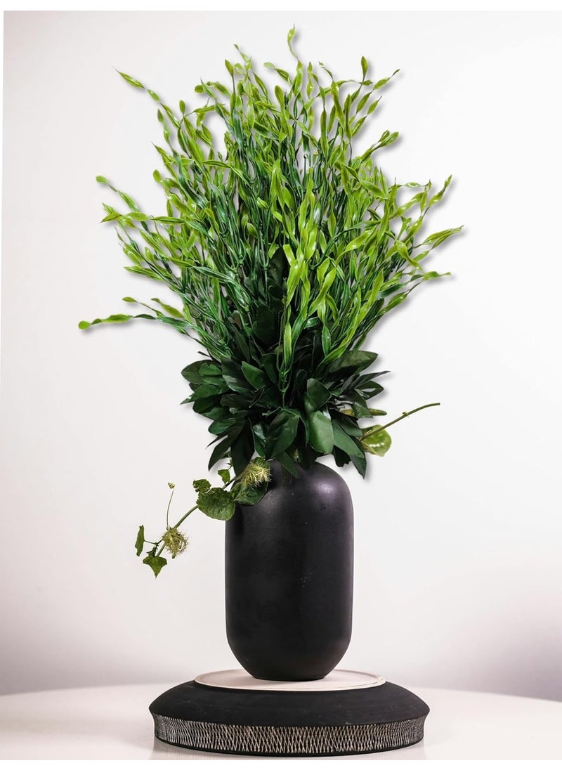 ARTSY ARTSY Artificial Plants for Home Decor Plant Leaves Bunch for Potvase HomeOffice Decor Gift Craft Artificial Flowers Without vase Pack 1 Piece 60 cm Height Green  - Image 4