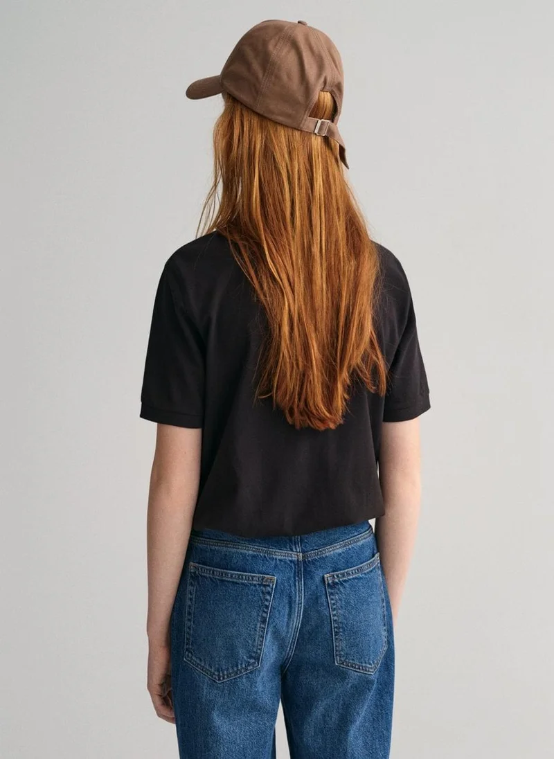 غانت Teens Shield Pique Polo Shirt