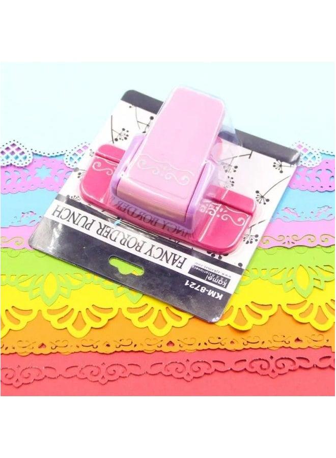 Small Size Labor-Saving Rim Pressing Device 8721 Floral Edge Printing Machine For Kindergarten Handmade DIY Creation Metal Mater-Color:Labor-saving (4# Lotus)  - Image 2