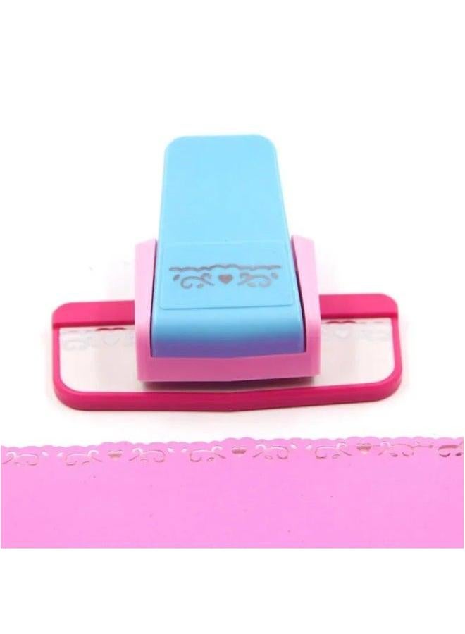 Small Size Labor-Saving Rim Pressing Device 8721 Floral Edge Printing Machine For Kindergarten Handmade DIY Creation Metal Mater-Color:Labor-saving (4# Lotus)  - Image 5