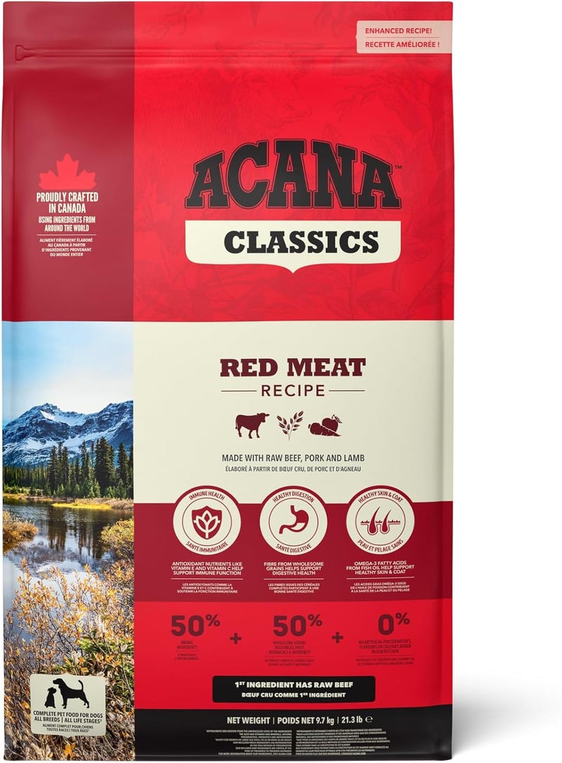 Acana Classics Red Meat Recipe Dry Dog Food - 9.7KG