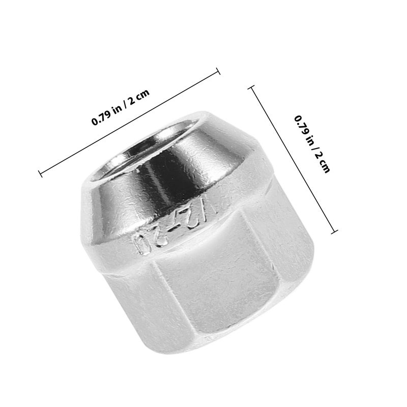 10pcs Chrome Closed End Wheel Lug Nuts M12x1 5 Spline Bulge Acorn for Car Rim Accessories - Image 3