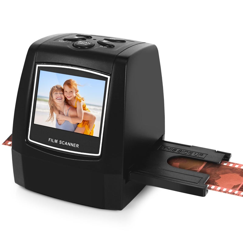 Pyle 2.4 Inch Photo Film Scanner Slide Digitizer Digital 35mm Image Converter with TV Output and Built in LCD Display for Image Preview, Black - Image 2