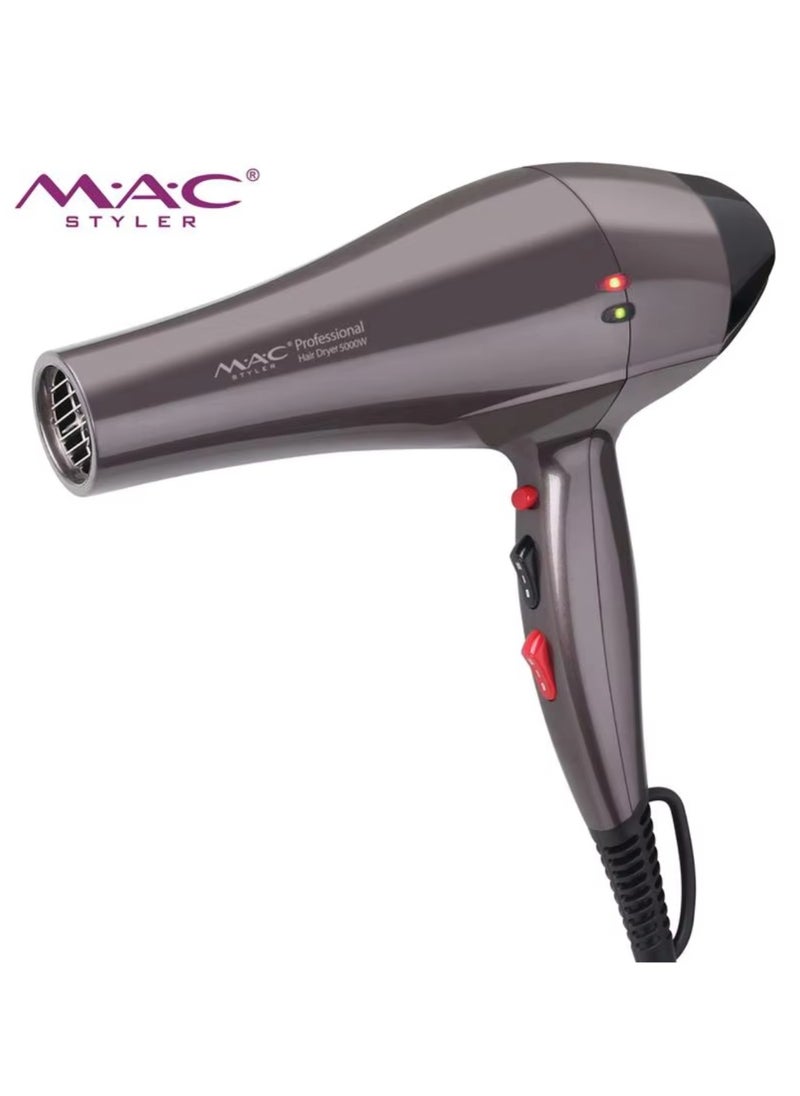 Mac Styler Mac Styler Professional Hair Dryer 5000W High Speed ​​Hair Dryer Styling Tool Powerful Hair Dryer Set MC-6673  - Image 1