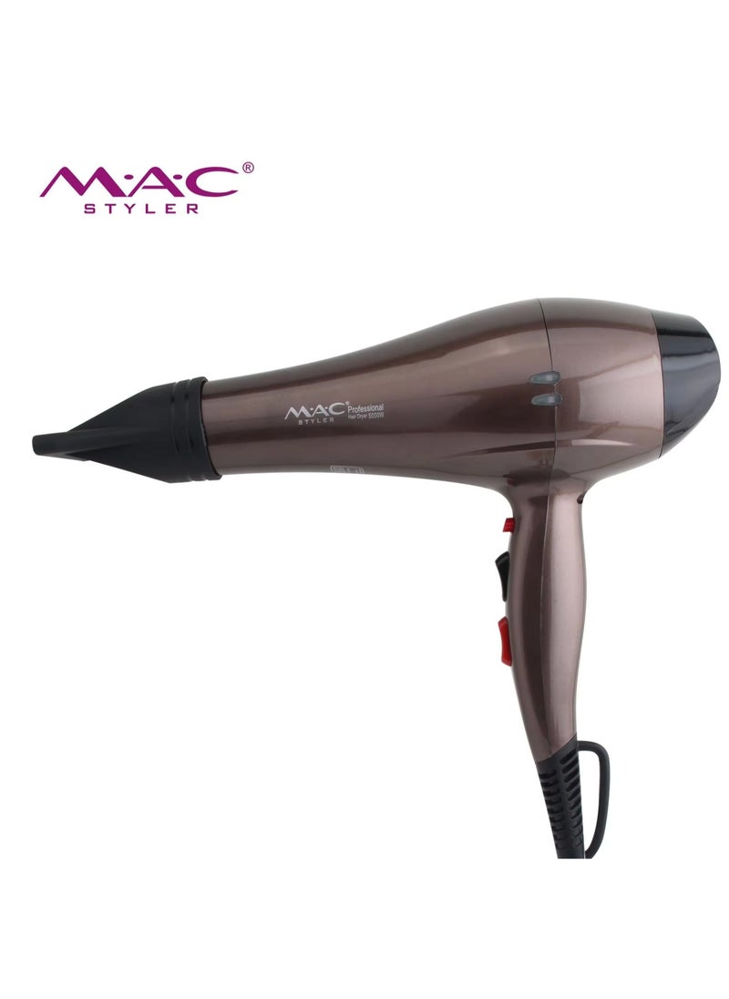 Mac Styler Mac Styler Professional Hair Dryer 5000W High Speed ​​Hair Dryer Styling Tool Powerful Hair Dryer Set MC-6673  - Image 5