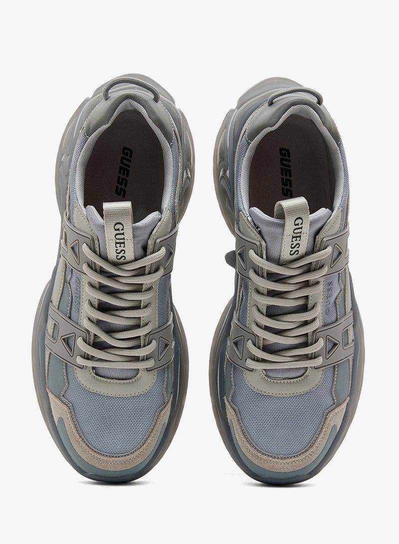 GUESS Lace Up Low Top Sneakers - Image 4