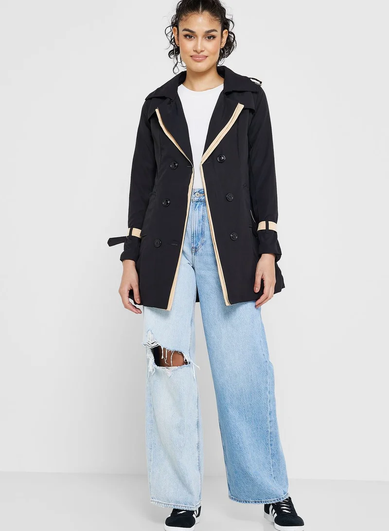 ELLA Colorblock Trench Coat