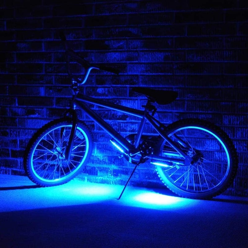 Brightz GoBrightz LED Bike Frame Light Blue Cool Underglow Bike Light for Riding at Night Bicycle Scooter Stroller Stocking Stuffers for Boys Girls Teens Ages 6 7 8 9 10 11 12 - Image 2