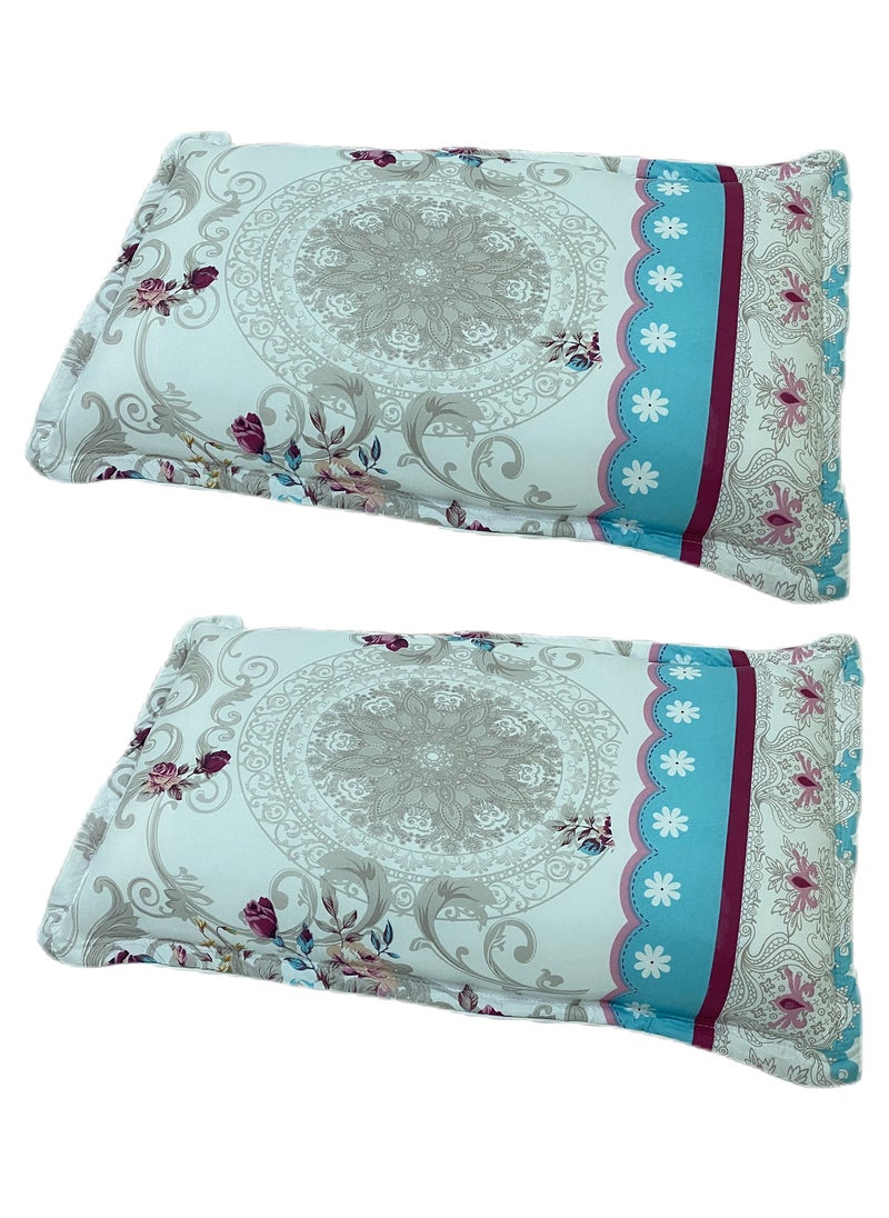 Sleep night Floral 2 Piece Pillow Case Set 50x75cm  - Image 1