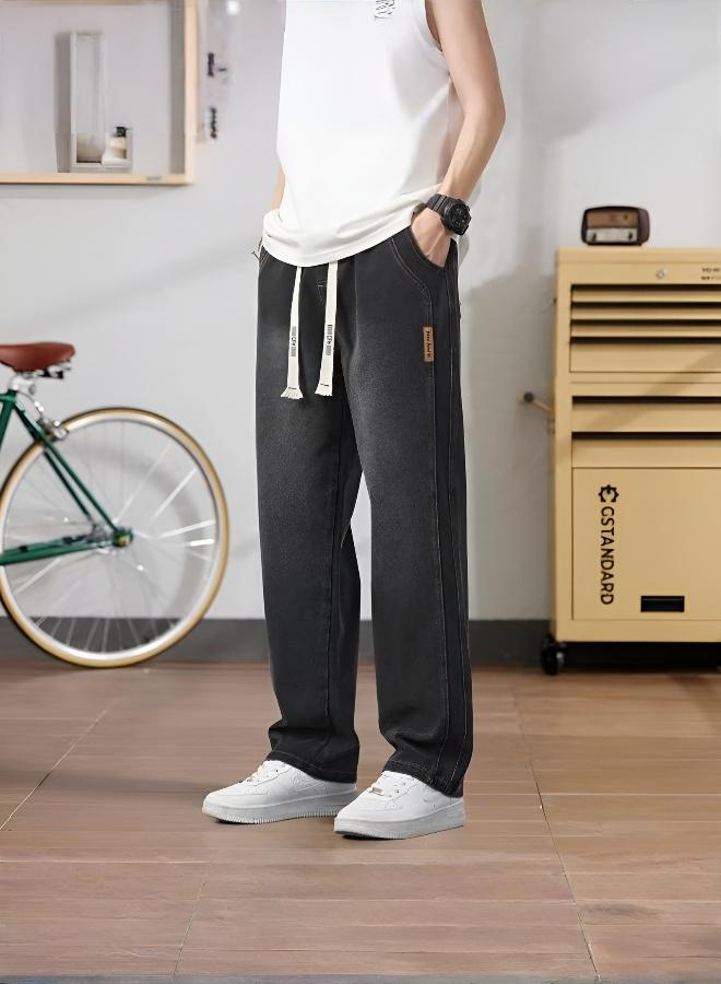 Trendy Casual Straight-Leg Trousers - Image 1