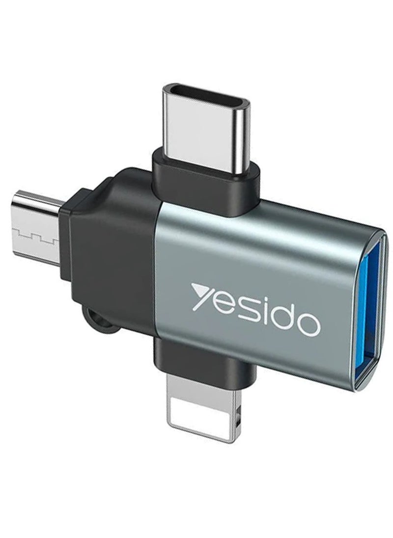 Yesido 3 in 1 OTG Adapter USB 3.0  - Image 1