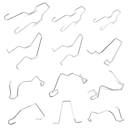 CLIO 12 قطعة مشابك زنبركية لتثبيت المصابيح، مشبك مصباح السيارة العالمي لمصباح الرأس شعاع منخفض شعاع مائل لمصابيح H1 H3 H4 H7 - Image 1