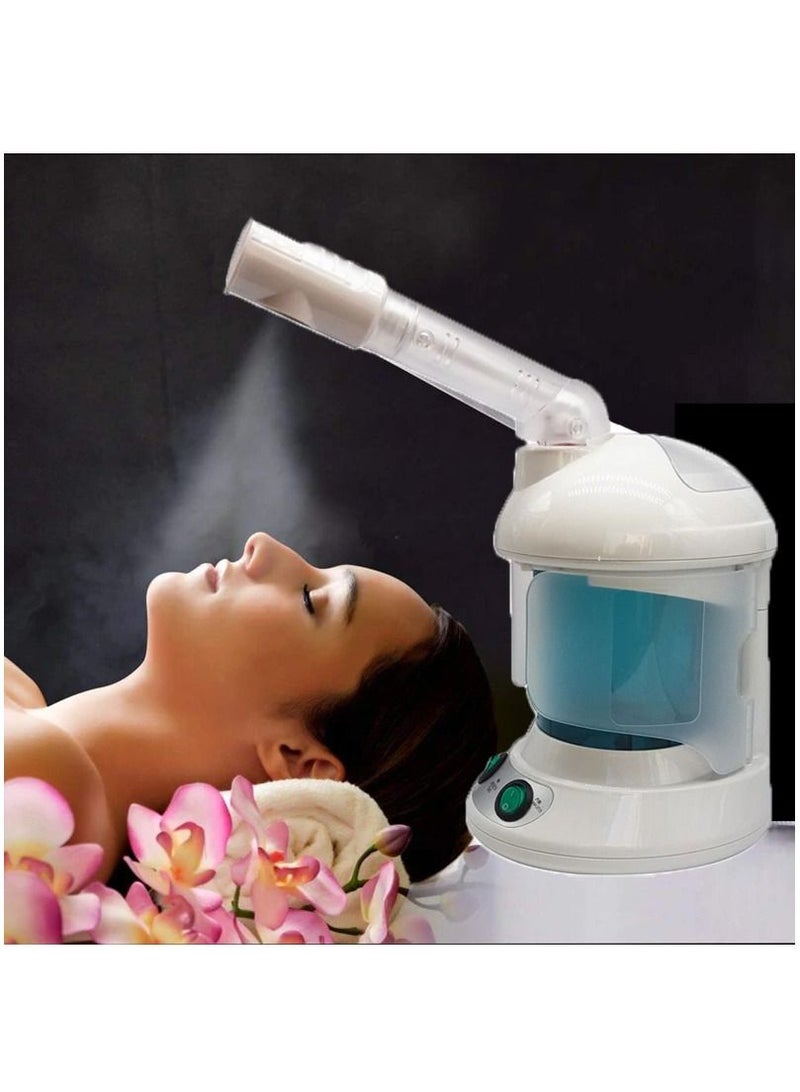 DubaiGallery Portable Home Use 2 in 1 Hot Mist Facial Steamer Humidifier Ozone Hair Facial Steamer Skin Care Facial Atomizer Multifunctional Tool - Image 3