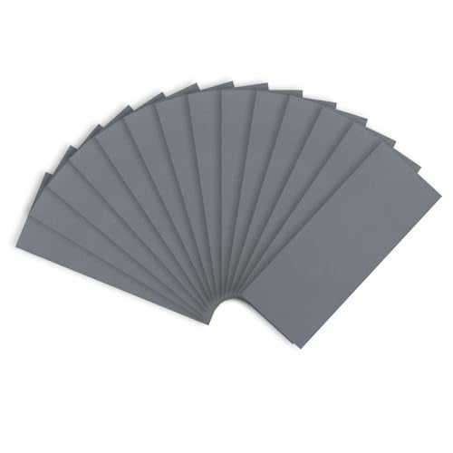Shineboc Sandpaper 6000 Grit, Wet Dry Sanding Sheets 9 x 3.6 Inch for Wood Furniture Finishing, Metal Sanding and Automotive Polishing, 14-Sheet - Image 1