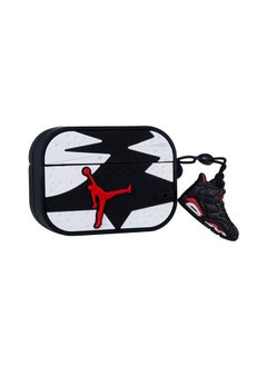 Jordan Shoes Shaped Cartoon Case Cover For Apple AirPods Pro Black/White