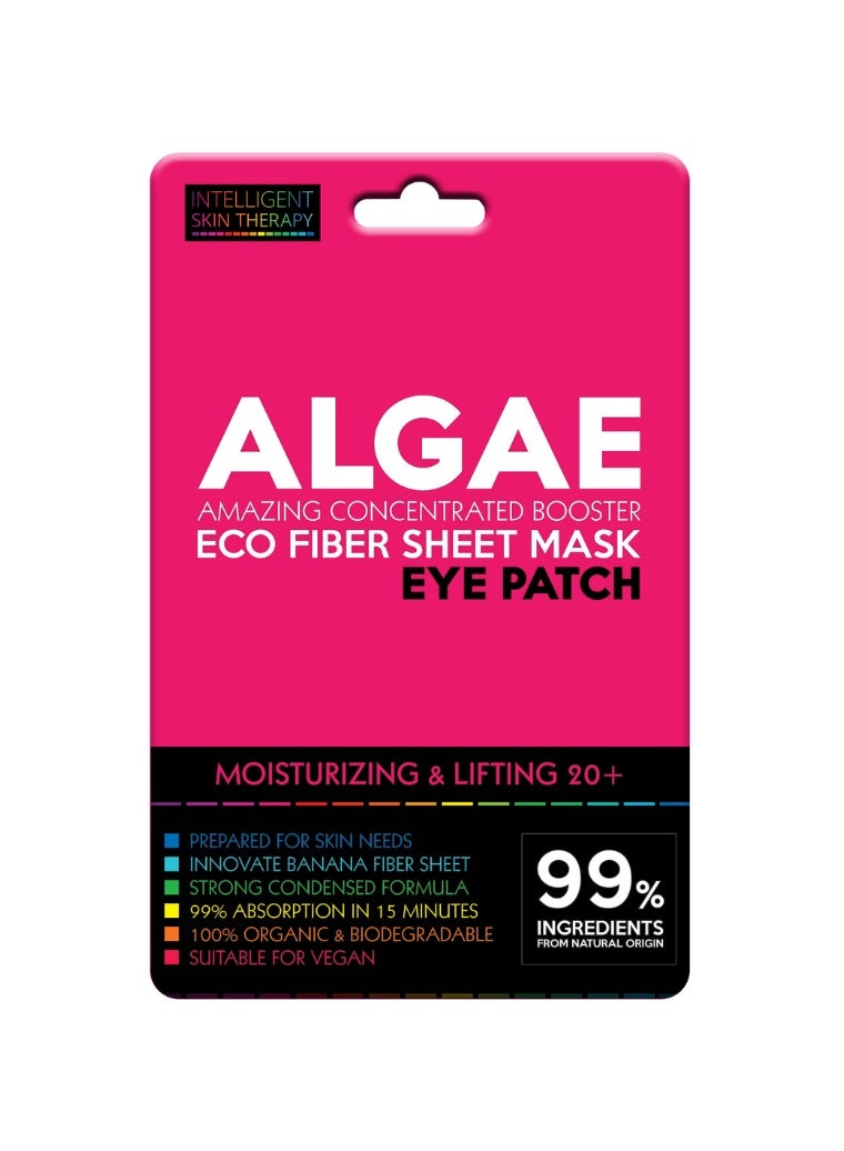 BeautyFace Moisturizing and Lifting Eco Fiber Sheet Eye Patch Algae - 1 pair