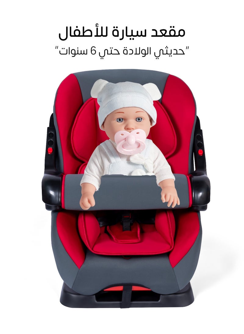MAAS - Soft Comfortable Car Seat For Newborns Up To 6 Years Old With Forward And Backward Facing Positions And Safety Belt - Image 1