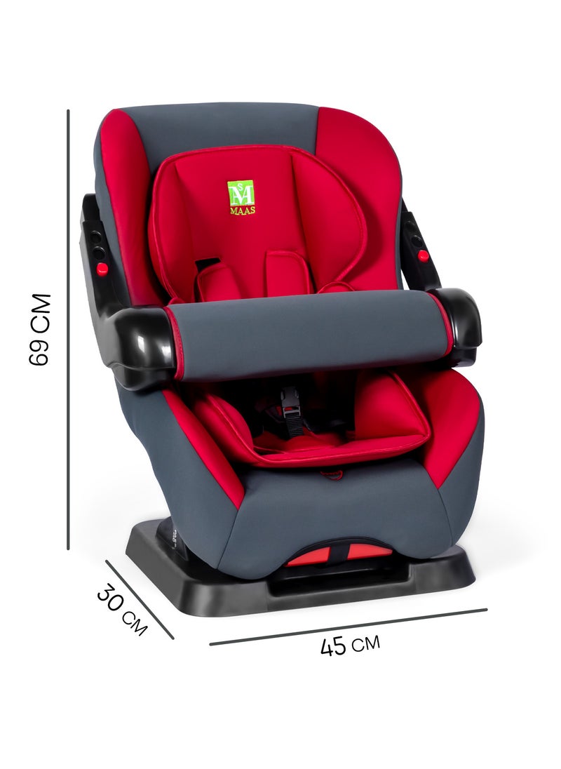MAAS - Soft Comfortable Car Seat For Newborns Up To 6 Years Old With Forward And Backward Facing Positions And Safety Belt - Image 1