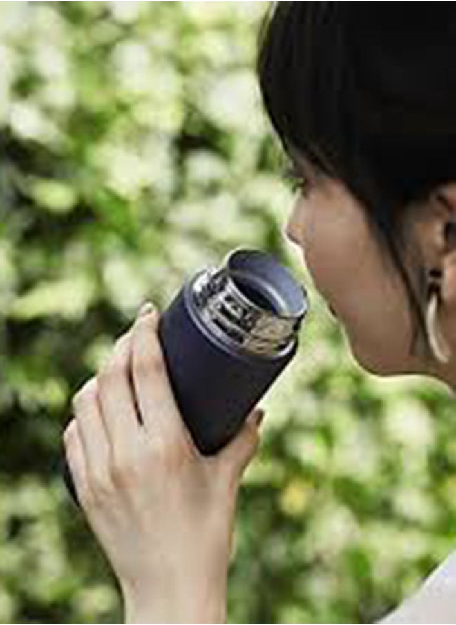 Zojirushi - Stainless Steel Vacuum Bottle 0.48L Slate Black - Image 1