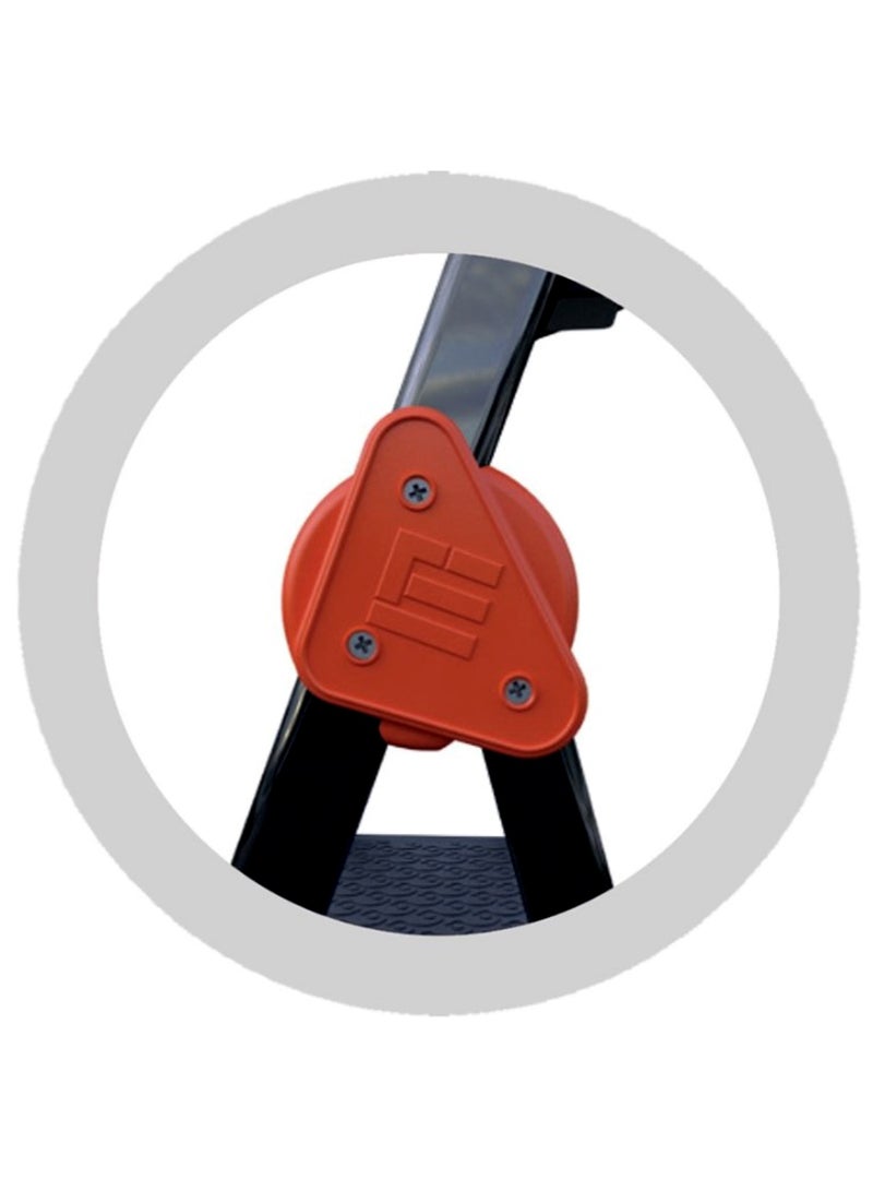 Living Professional Folding Ladder 3 Step Household Ladder With Wide Step - Image 4