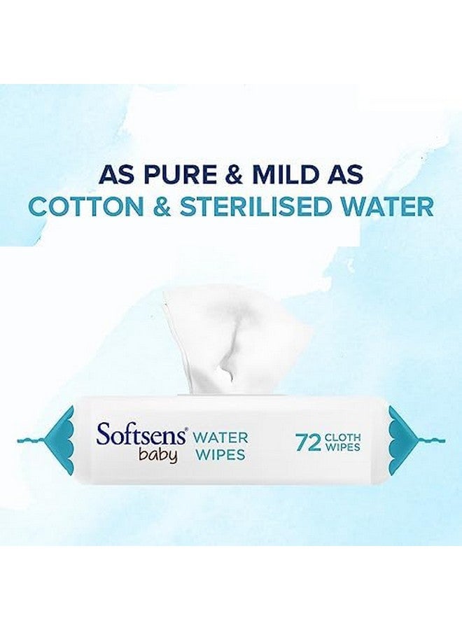 Softsens Baby 99.9% Pure Water Wipes | Pure Aloe Vera Extract With Lid Wipes For Babies (Pack Of 5) - Image 5