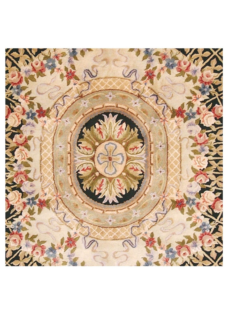 AURUM HOME AH010A Hand Tufted Area Traditional Carpet Interior Living Bedroom, Bedroom, Exhibition Area Cut Wool Pile, Rectangle  - Image 3
