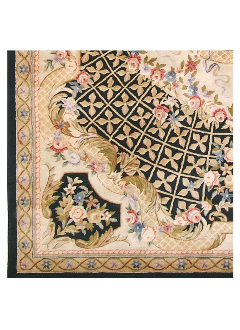 AURUM HOME AH010A Hand Tufted Area Traditional Carpet Interior Living Bedroom, Bedroom, Exhibition Area Cut Wool Pile, Rectangle  - Image 4