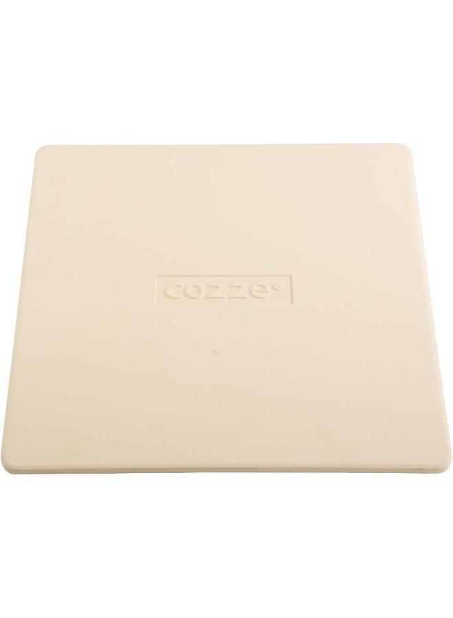 Cozze Cordierite Pizza Stone - 42.5 x 42.5 cm, 1.0 cm Thickness, Fits 17" Pizza Oven - Image 2