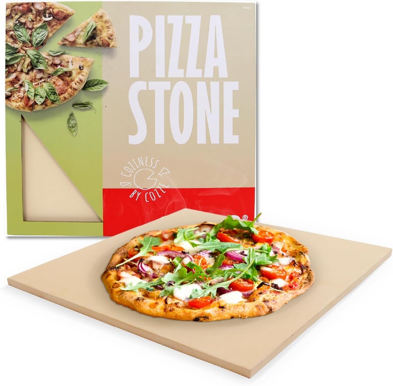 Cozze Cordierite Pizza Stone - 42.5 x 42.5 cm, 1.0 cm Thickness, Fits 17" Pizza Oven - Image 1