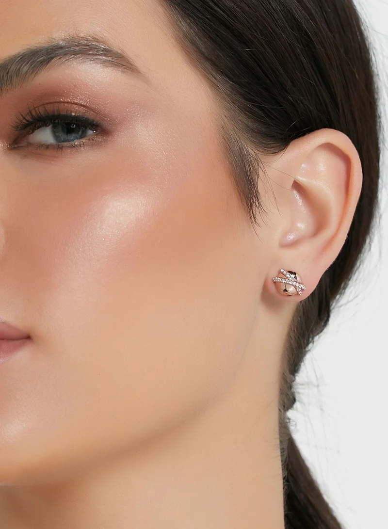 OLIVIA BURTON Planet Motif Stud Earrings