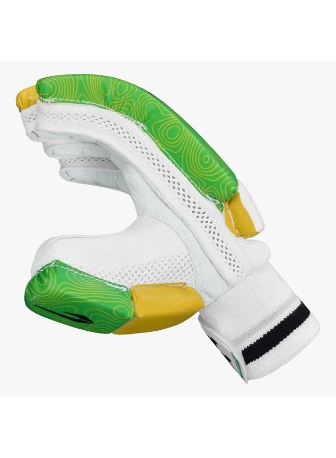 دي أس سي قفاز ضرب الكرة بتصميم "موقف قوي" (أخضر/أصفر) - Image 4
