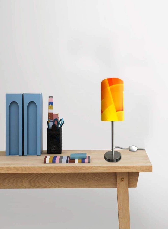 Nutcase Designer Small Table Lamp Night Light for Children�s Room � 13 inches Tall - Return Gifts for Kids Birthday - Orange and Yellow Designer - Image 3