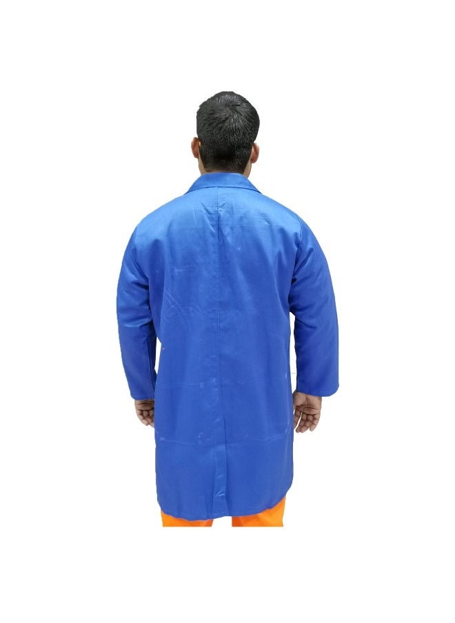 Armour Production Armour Production Labcoat for Multipurpose Use for Laboratory, Medical, and Industrial Use | Long Sleeves Lab Coat for Men & Women | Petrol Blue | Size-M  - Image 4
