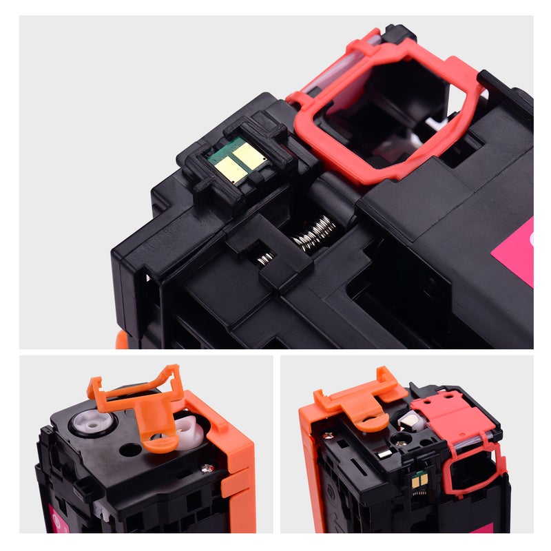 حبر طابعة متوافق كبديل لحبر طابعة CRG-131 مع شريحة متوافق مع طابعات LBP7100Cn/LBP7110Cw/iC MF8230Cn/MF8280Cw/MF8250Cn/MF628Cw/MF623Cn/MF624Cw/MF626Cn (لون أزرق، عبوة واحدة) - Image 4