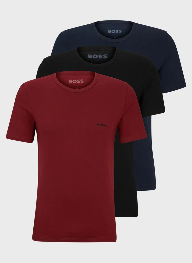 BOSS 3 Pack Essential T-Shirt